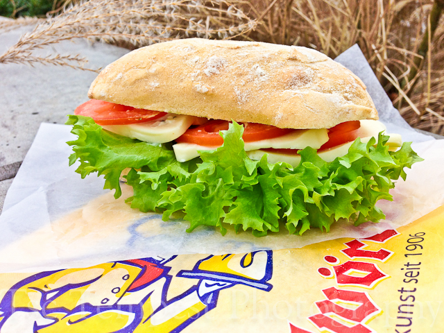 Today’s Sandwich – Tomato and Mozarrella
