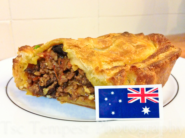 Beef and semi-dried Tomato Pie