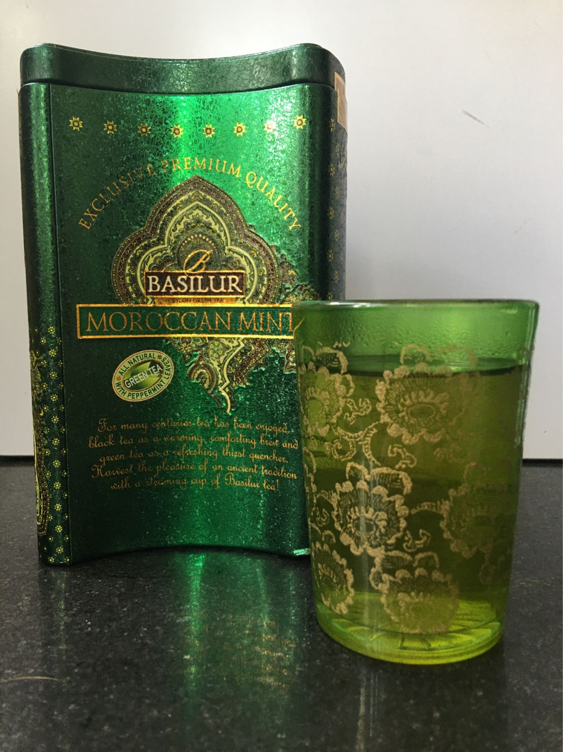 Basilur Chá – Mó Luò Gē Bò He Chá, Basilur茶-摩洛哥薄荷茶, BasilurTea – Moroccan Mint Tea